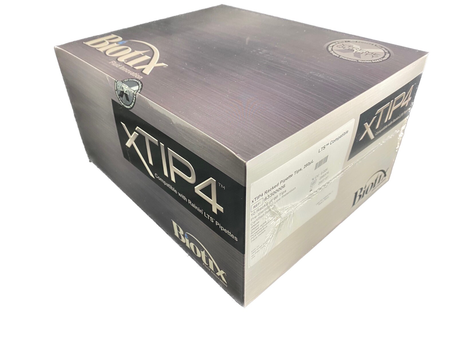 BIOTIX 250µL xTIP4 LTS Compatible Racked Pipette Tips 63300006 (960/pk)