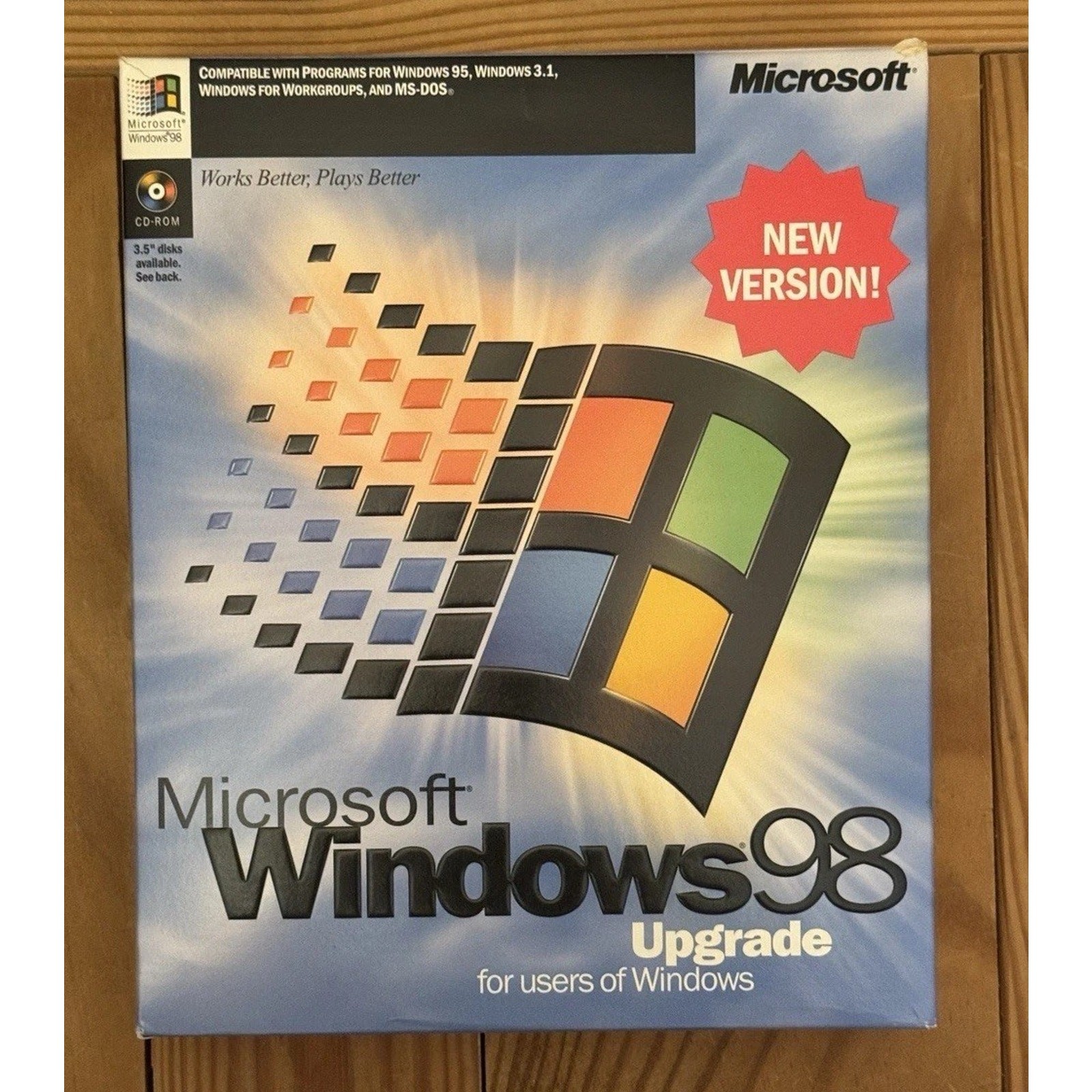 Microsoft Windows 98 Upgrade New Version 0398 Part X03-30200 - Tested
