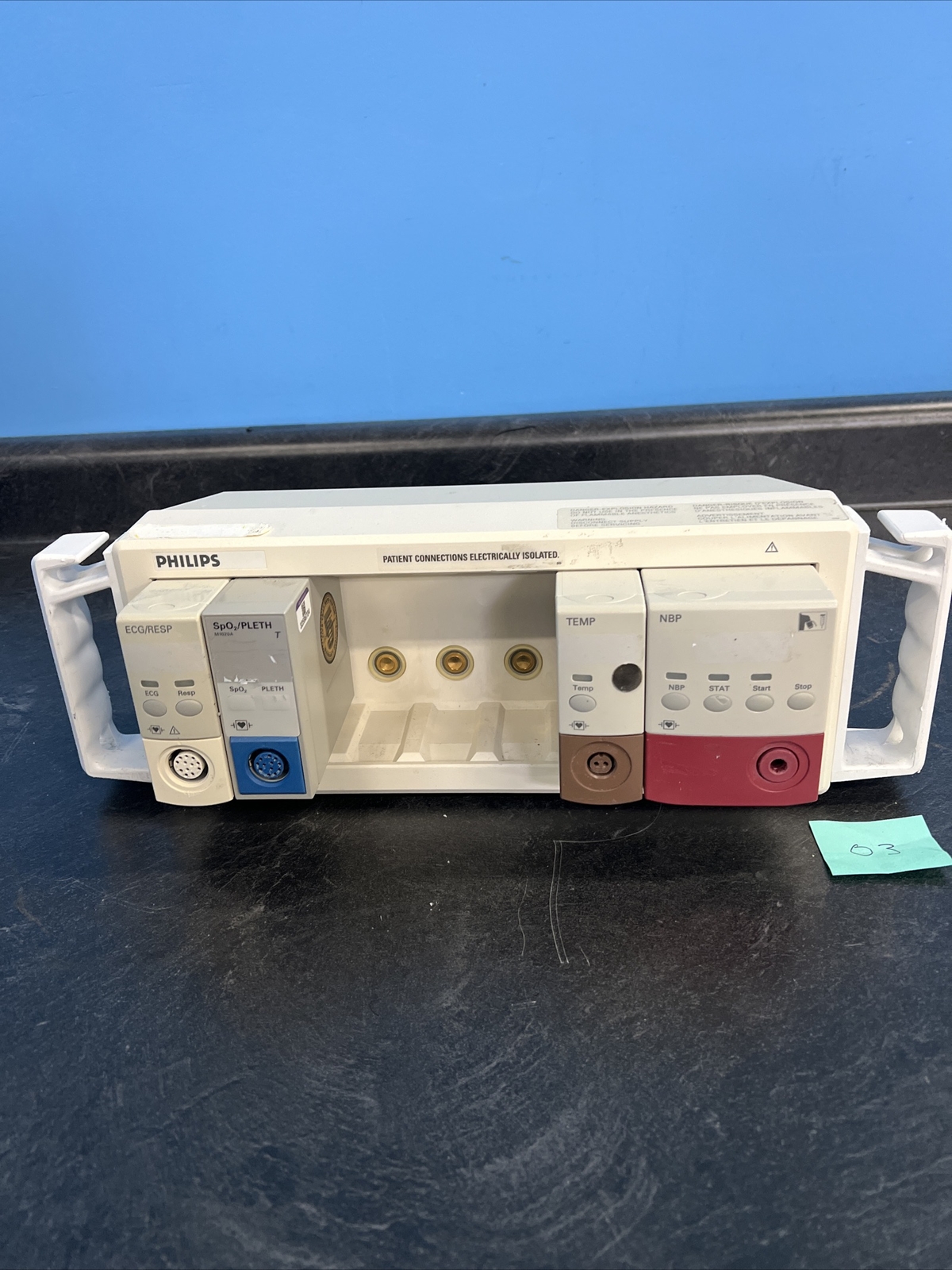 Philips M1041A Module Rack With Modules Pictured