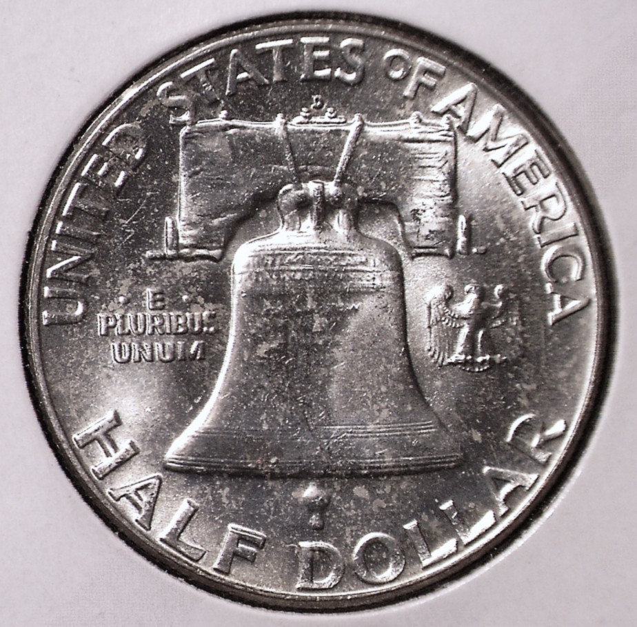 90% Silver Franklin Half Dollar, Brilliant Uncirculated, Random Dates