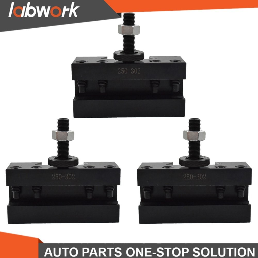 Labwork CXA #2 250-302 Quick Change Tool Post Boring Turning & Facing Holder 3Pc