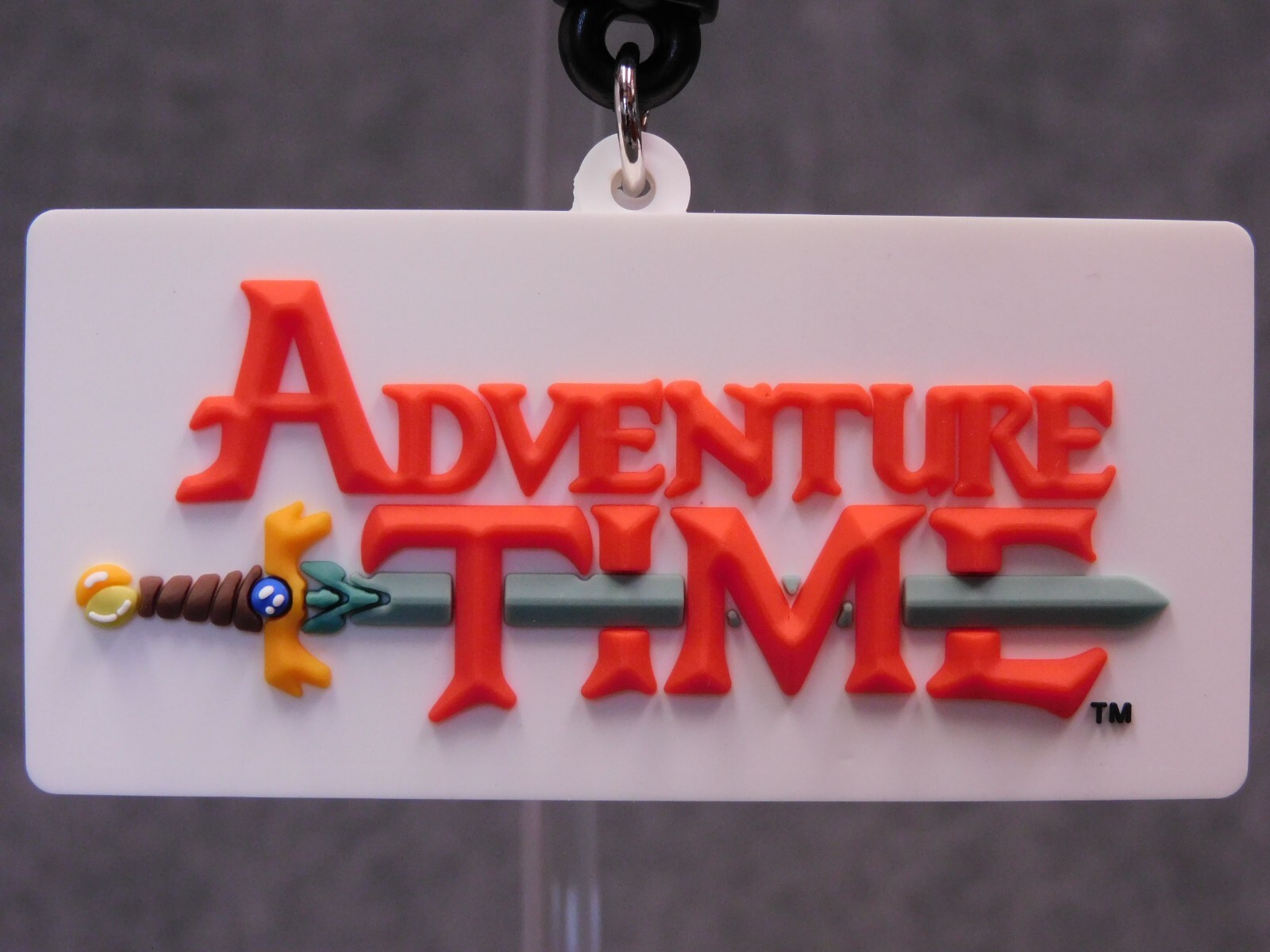 Adventure Time NEW * Logo Badge Clip * Blind Bag Key Chain Monogram