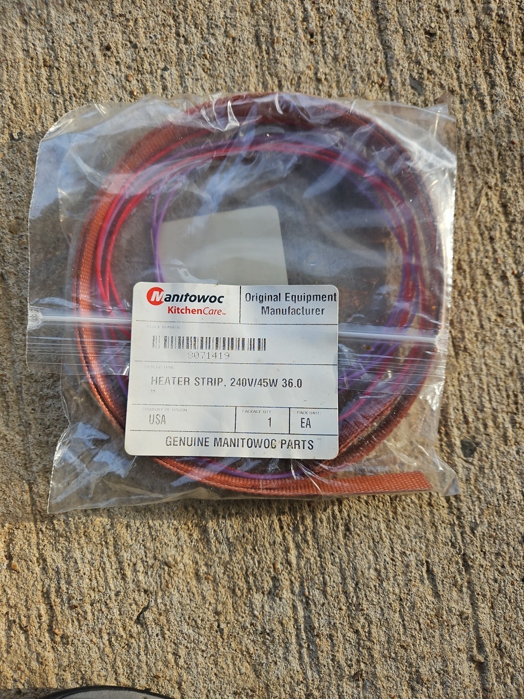 Frymaster 8071419 Heater Strip