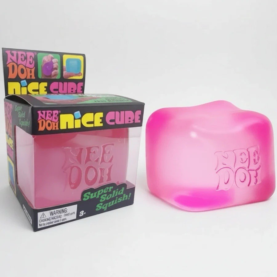 Nee Doh Nice Cube Sensory Toy Super Solid Squeeze Squish Brand New Fast Shipping