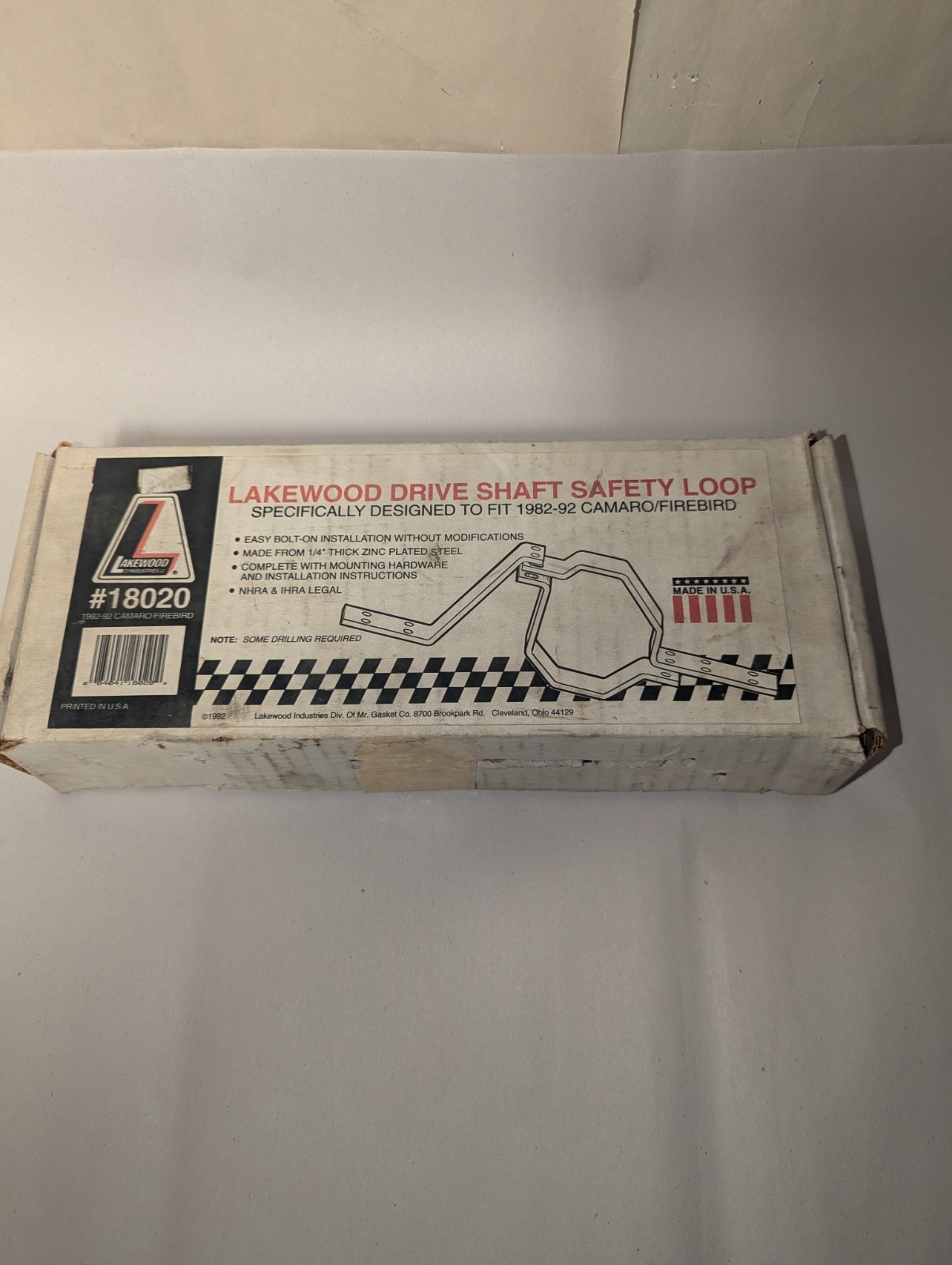 NOS Lakewood 18020 Driveshaft Safety Loop 1982-1992 Camaro / Firebird FREE SHIPP