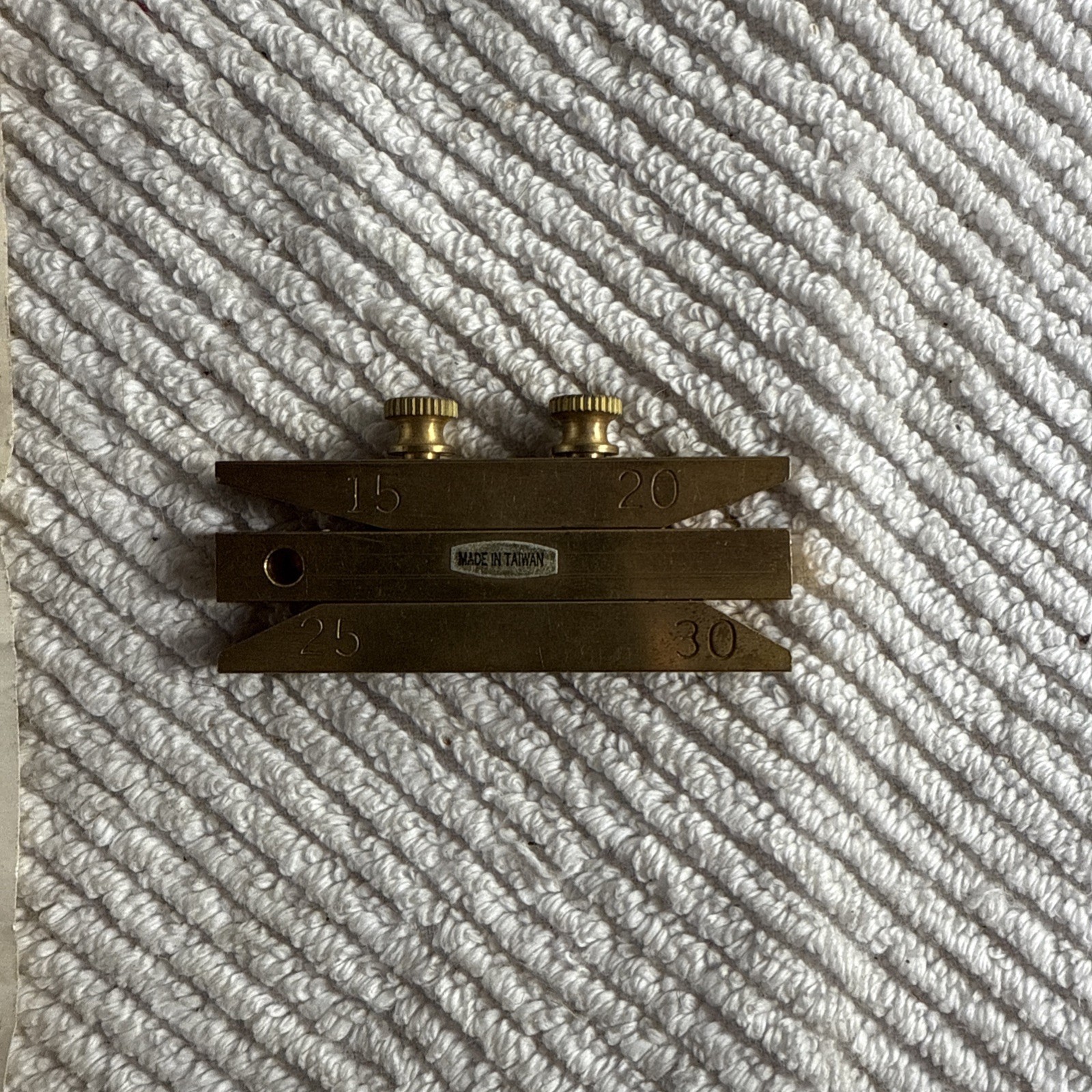 Vintage Boyne Bevel Guide Brass Taiwan