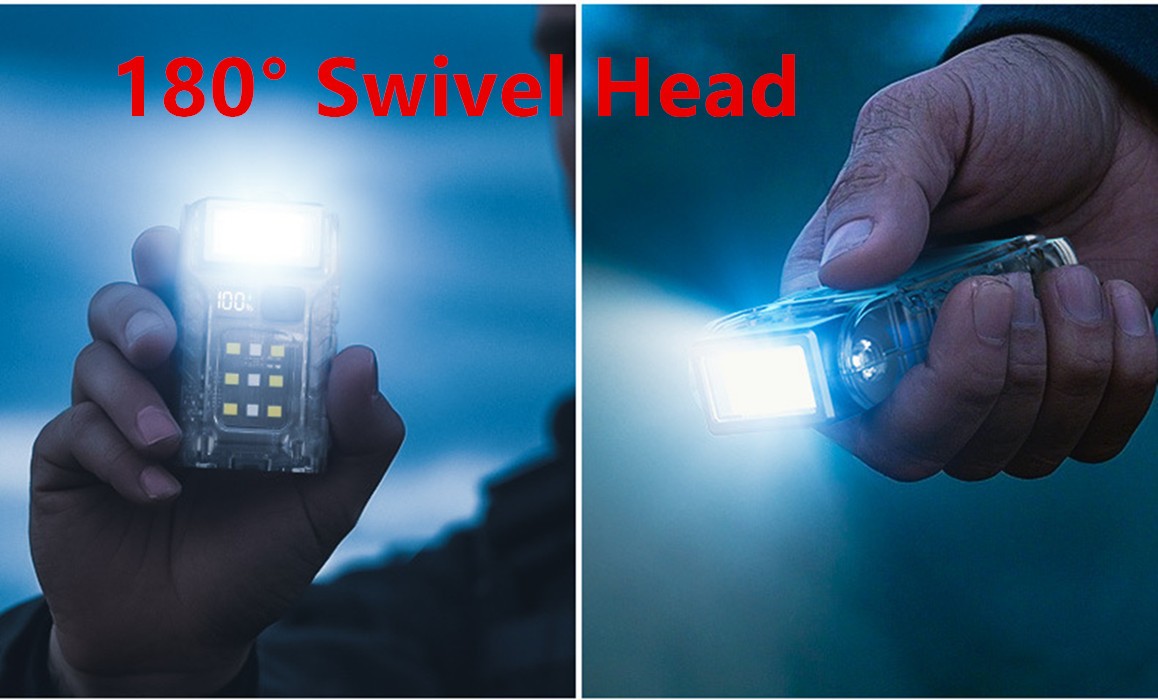 Super Bright 7 Modes Light Magnet Flashlight Pocket Torch Emergency Rechargeable