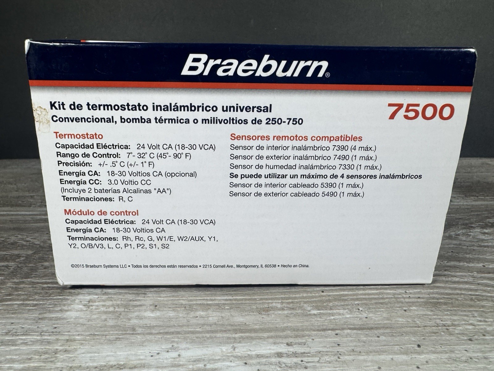 Braeburn 7500 Universal Wireless Thermostat Kit - Programmable/Non-Programmable