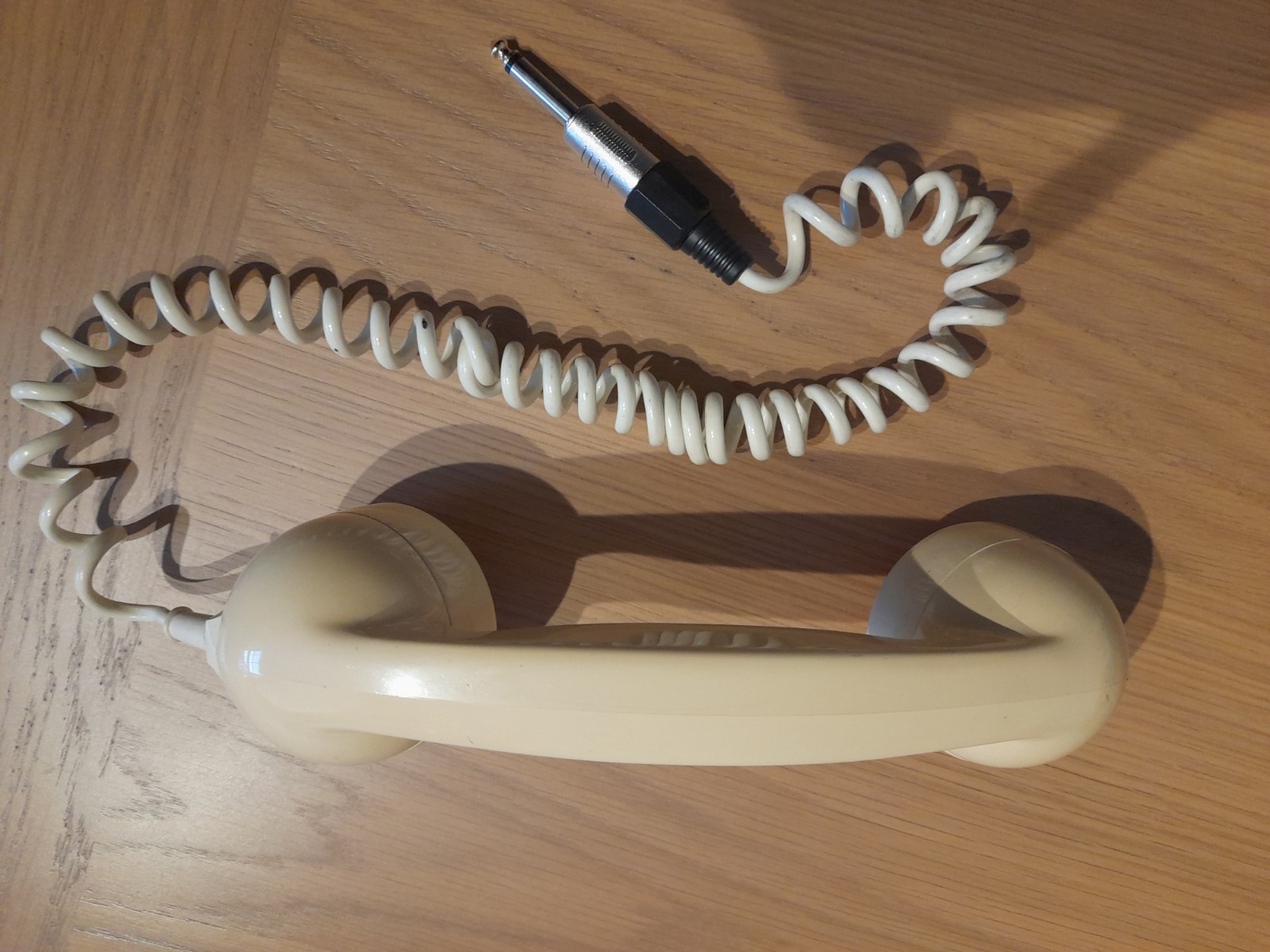 Original BT Gpo 746 Mobile DJ Telephone Headphone white cream Vinyl Soul Ska 70s