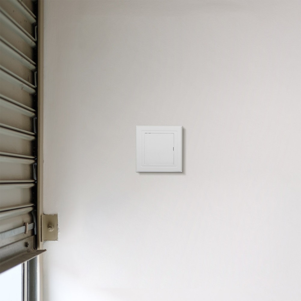 Reusable PVC Pipe Access Panel White Wall Cover Bathroom Plumbing Plastic