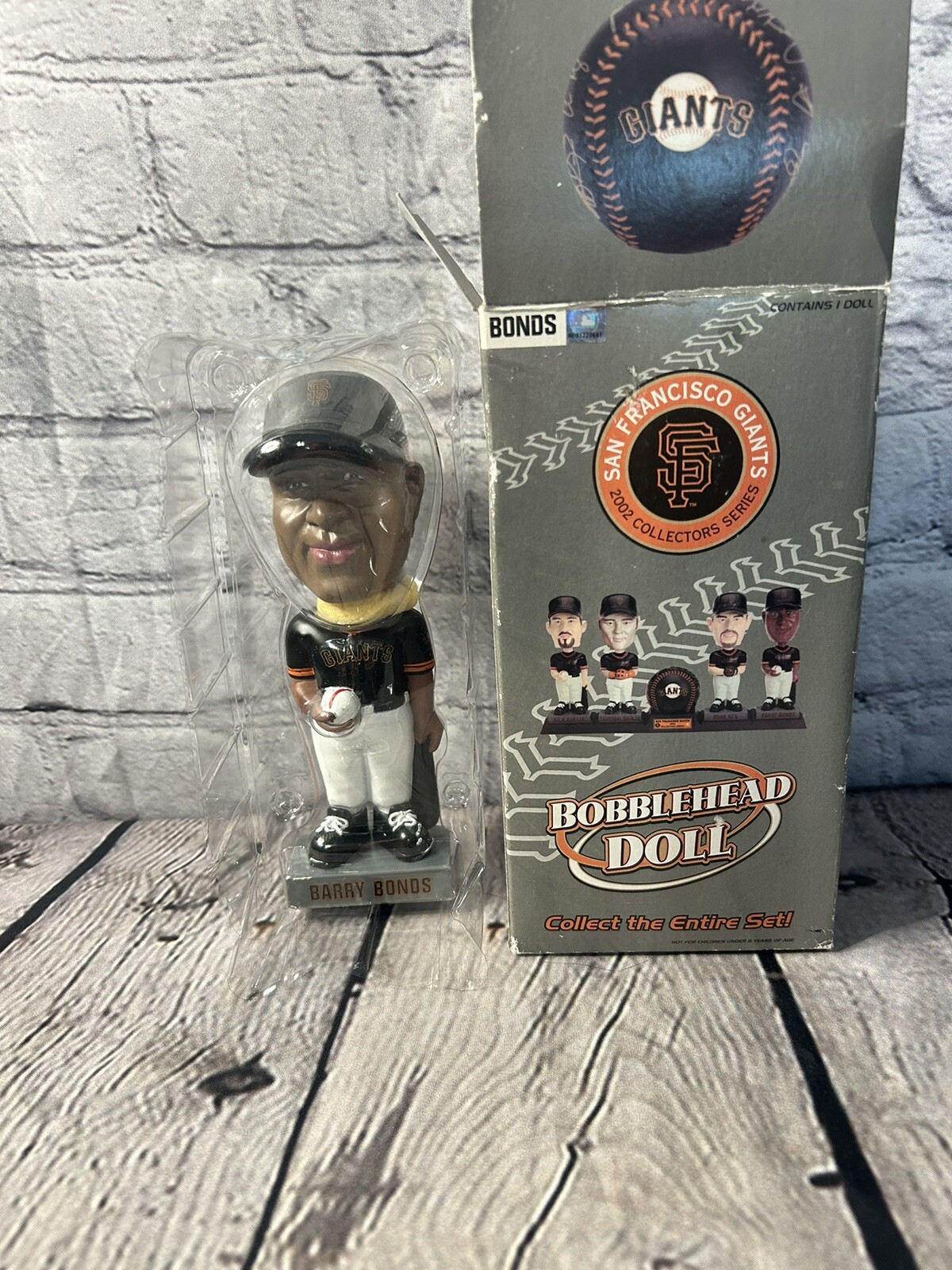 Barry Bonds Bobblehead Doll SF Giants 2002 Collectors Series W/Box