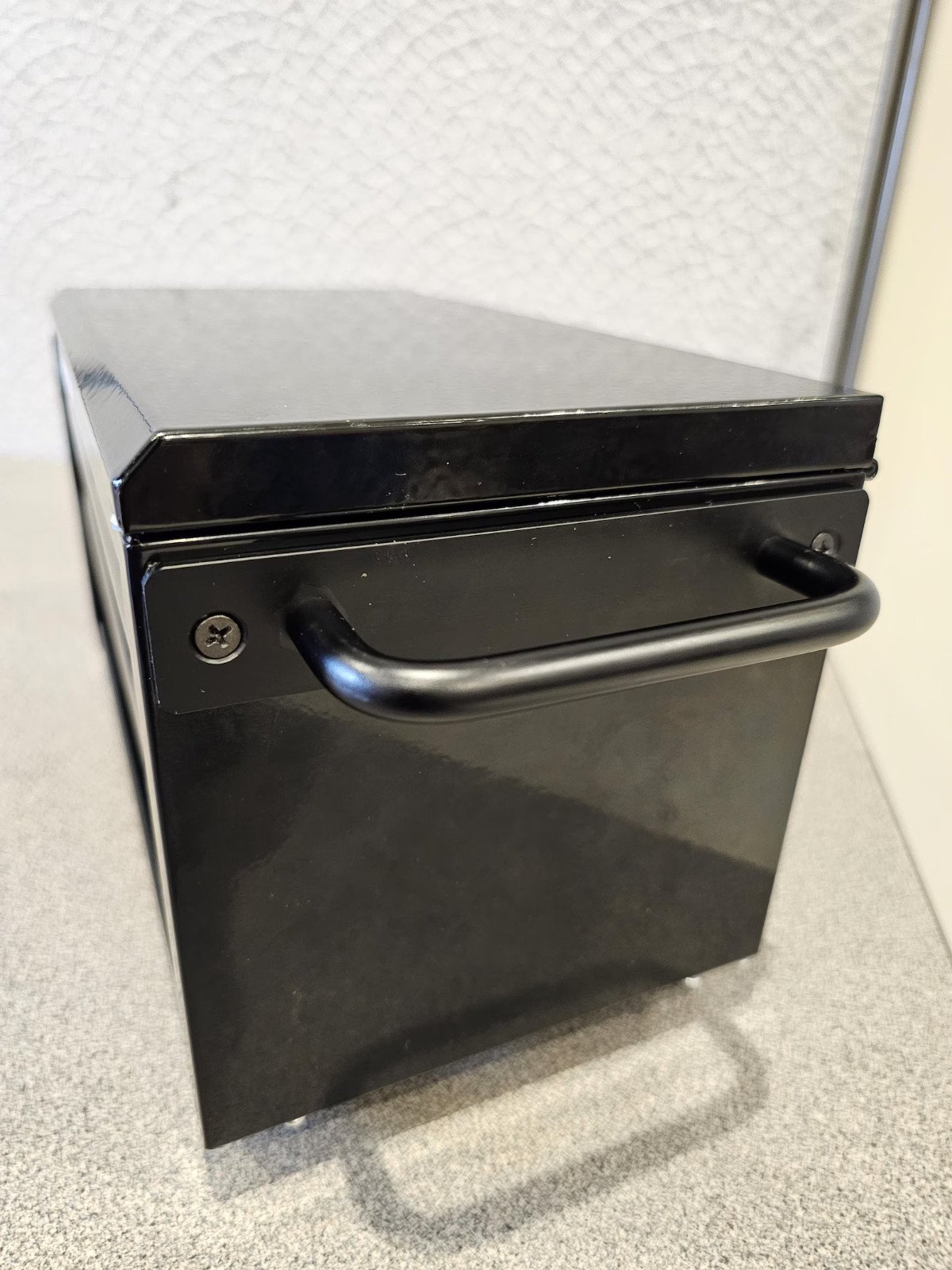 Mini Toolbox Side Handle for US General & Kobalt | Bolt-On Metal Pull Handle Up