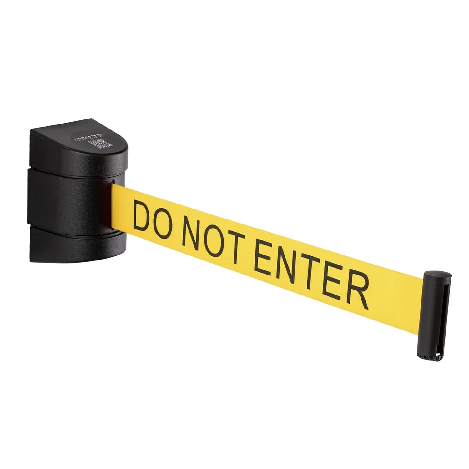 10 DuraSteel Wall Mount Retractable Belt Barrier - 6.5 Ft Yellow Do NOT Enter
