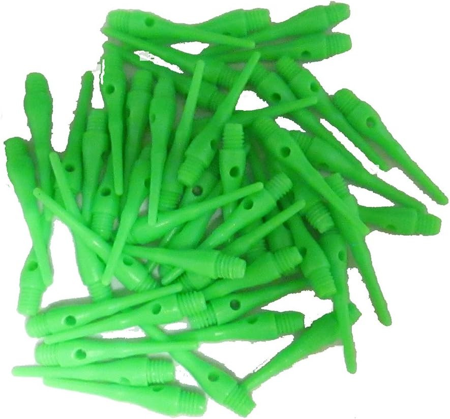 Viper 2BA Tufflex Tips III Soft Tip Dart Points (Neon Green, 250)