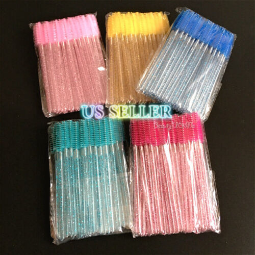Disposable Mascara Wands Eyelash Brushes Brow Lash Extension Spoolie Applicator