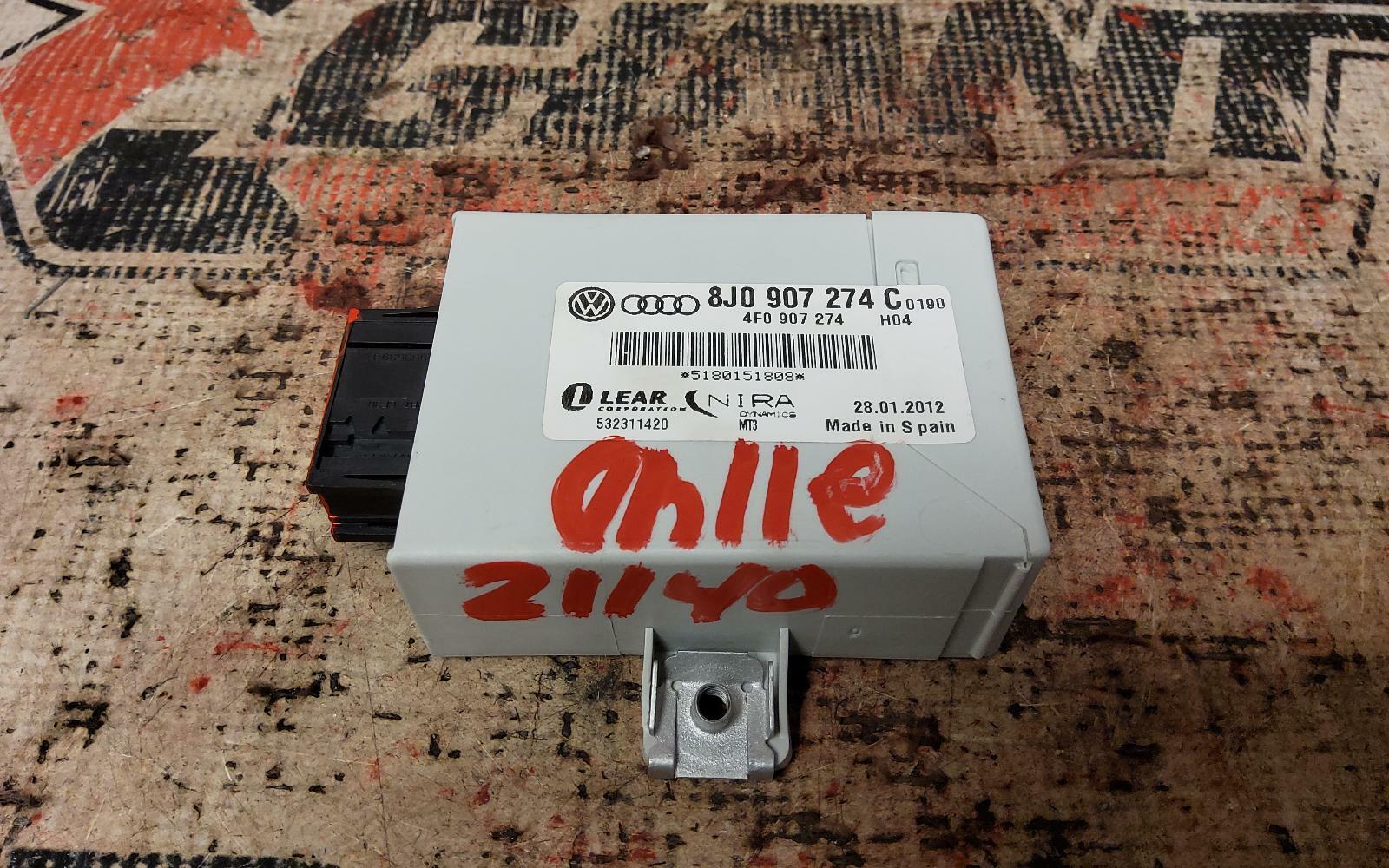 12 AUDI TT TYRE PRESSURE MONITOR MODULE 8J0907274C