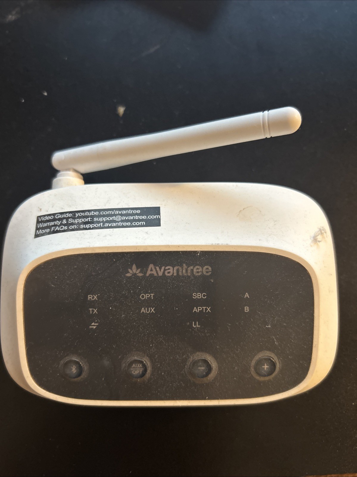 Avantree Oasis Basic BTTC-500 Bluetooth 5.0 Transmitter Receiver for TV AUX OPT