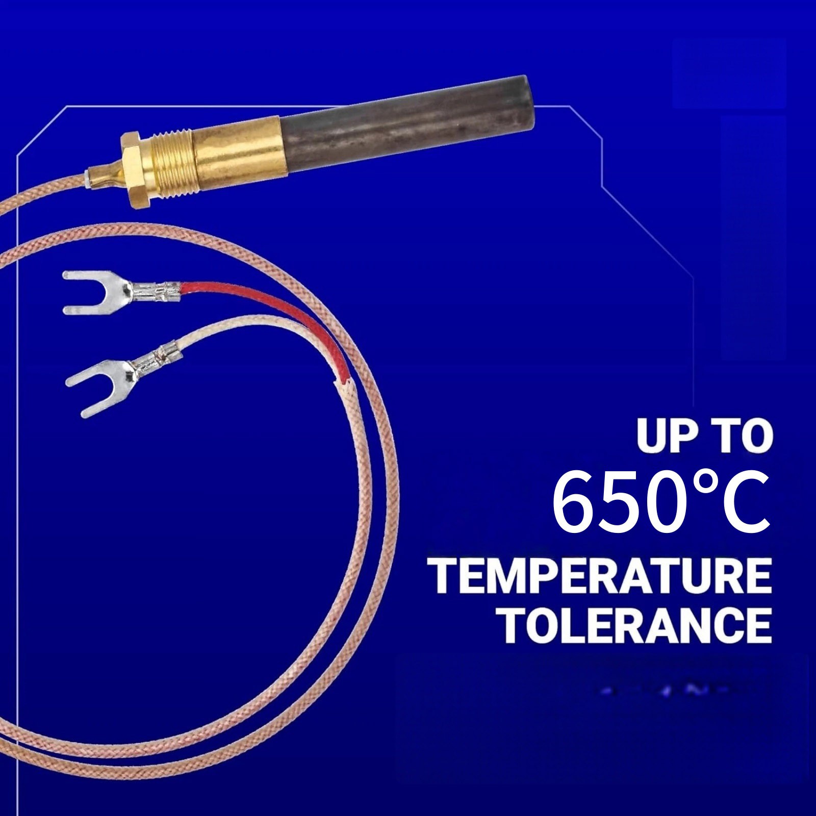 24" 750mv Millivolt Sensor Thermopile for Gas Oven Pilot System Replacement Part