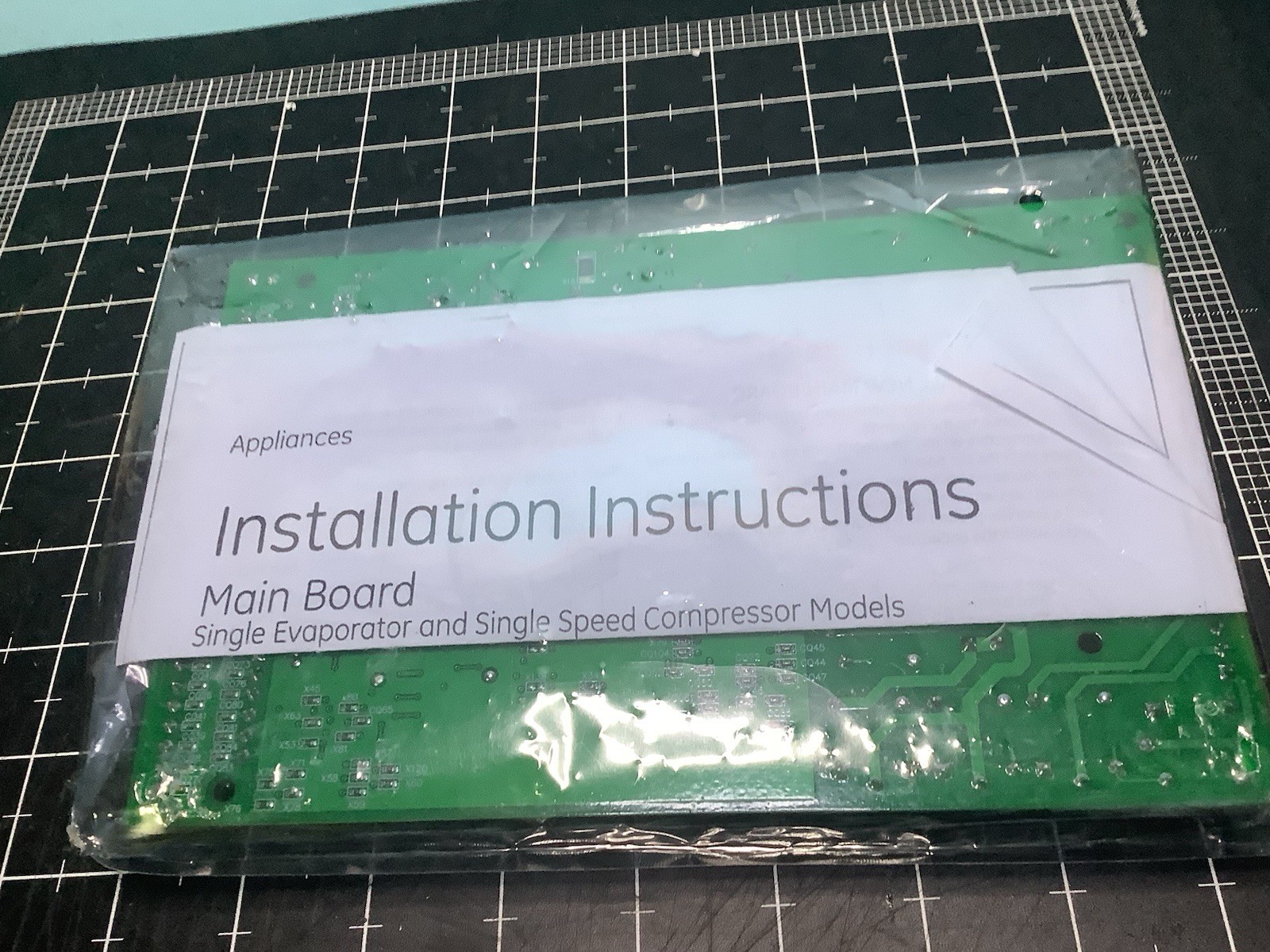 Main Board Single Evap & Speed Compressor Model 22606-NSW. REV A