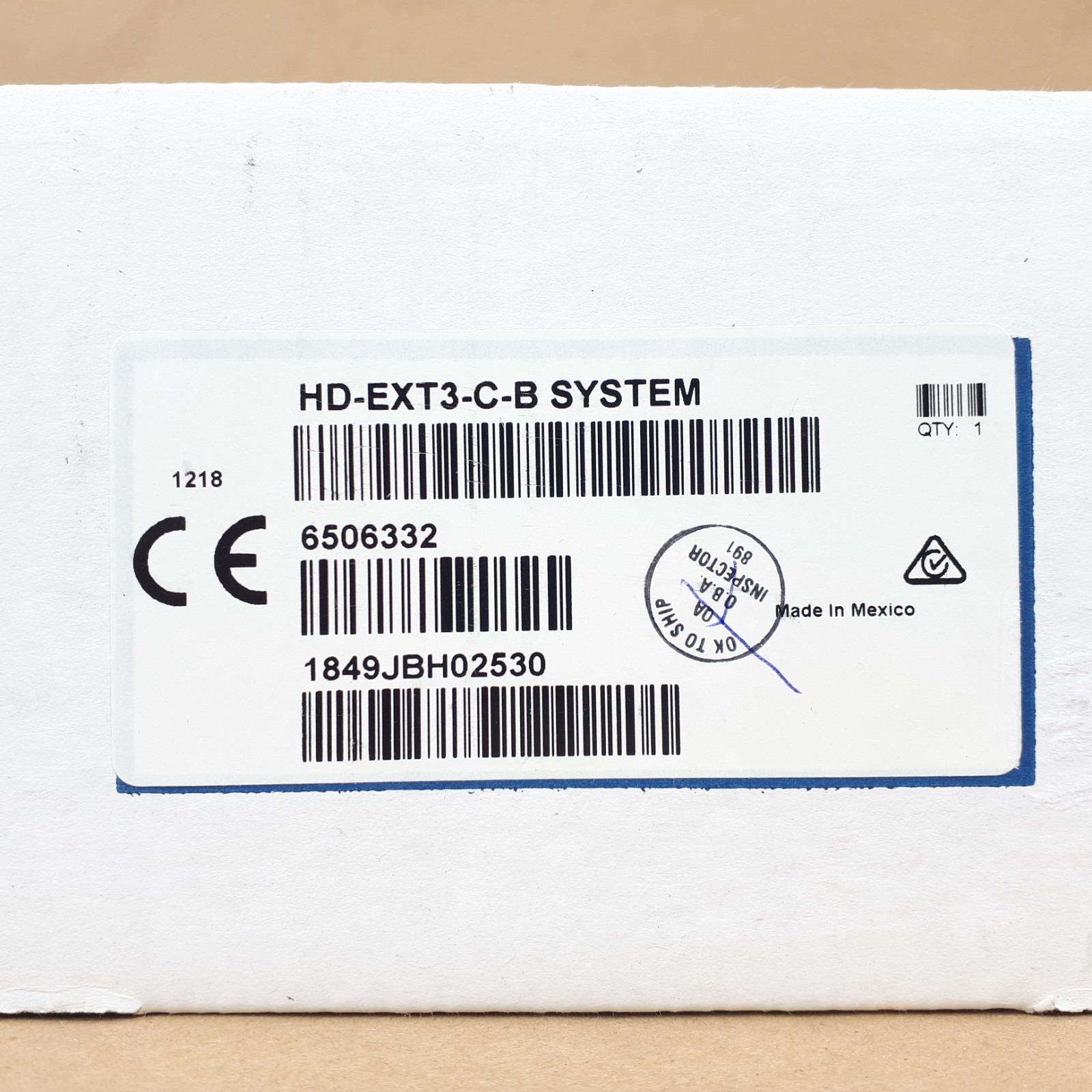 Open Box Crestron HD-EXT3-C-B System 4K HDMI HDBaseT Extender Kit Tx/Rx E7260