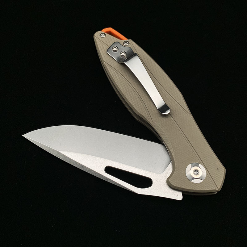 STABBYJOE SJ10 FOLDING FLIPPER KNIFE | D2 BLADE | G10 | USA SHIPPER