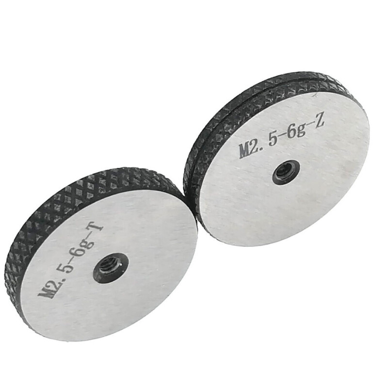 ISO Metric Thread Ring Gage M2.5- 6g Threaded Ring Gauges GO And NOGO 1Set