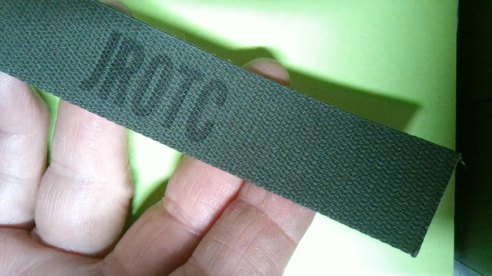MILITARY PATCH US ARMY JROTC NAME TAPE TAG SEW ON FOR BDUS GREEN