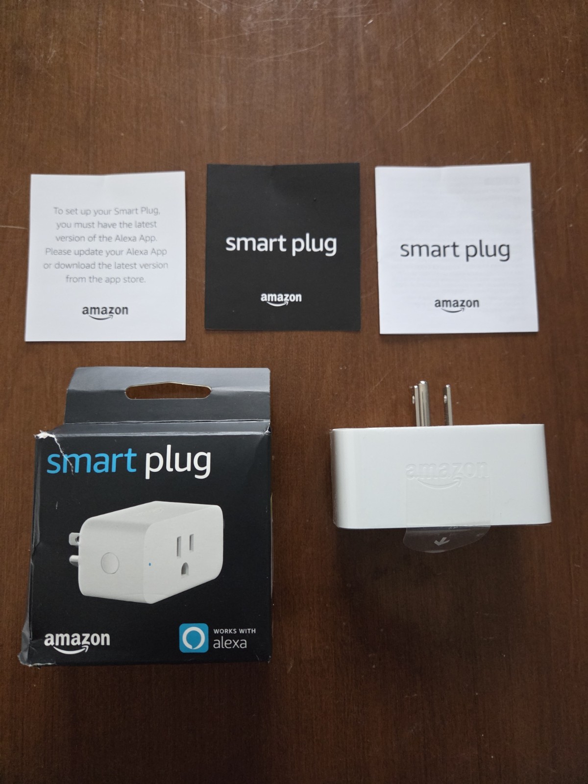 Amazon Wi-Fi Smart Plug, Alexa, New / Damaged Box