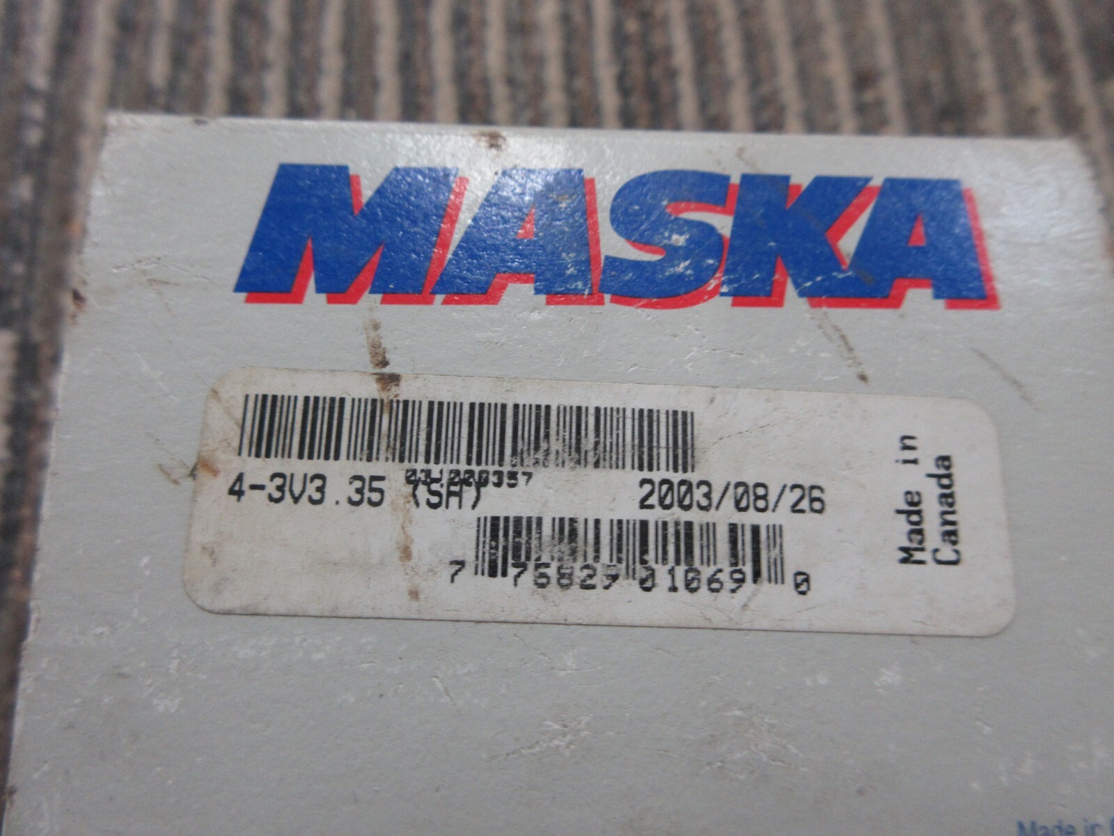 Maska 4-3V3.35 Sheave