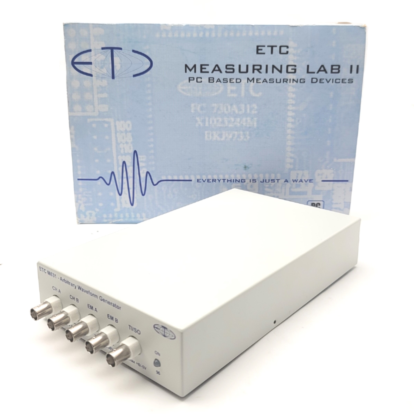 ETC M631 Computer Controlled Arbitrary Waveform Generator, 0.1Hz To 25MHz, 2-Ch