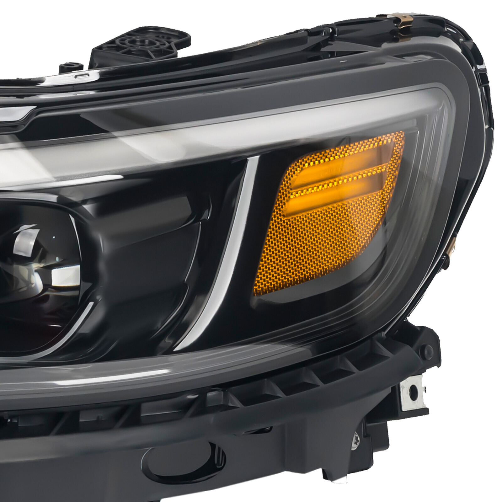 Headlight For 2019-2021 Jeep Cherokee Full LED w/ Bulbs LED DRL Driver Side