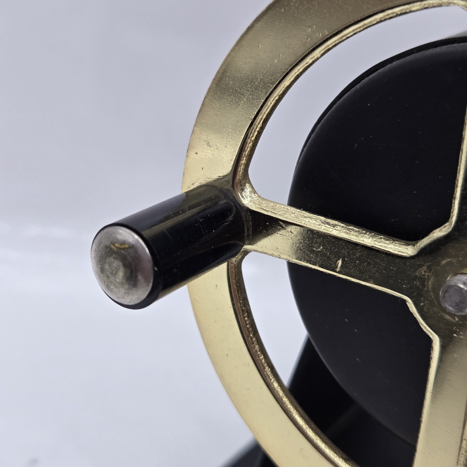VTG Retro Metal Black Golden Eagle/ Antique Style Desktop Pencil Sharpener Tilso