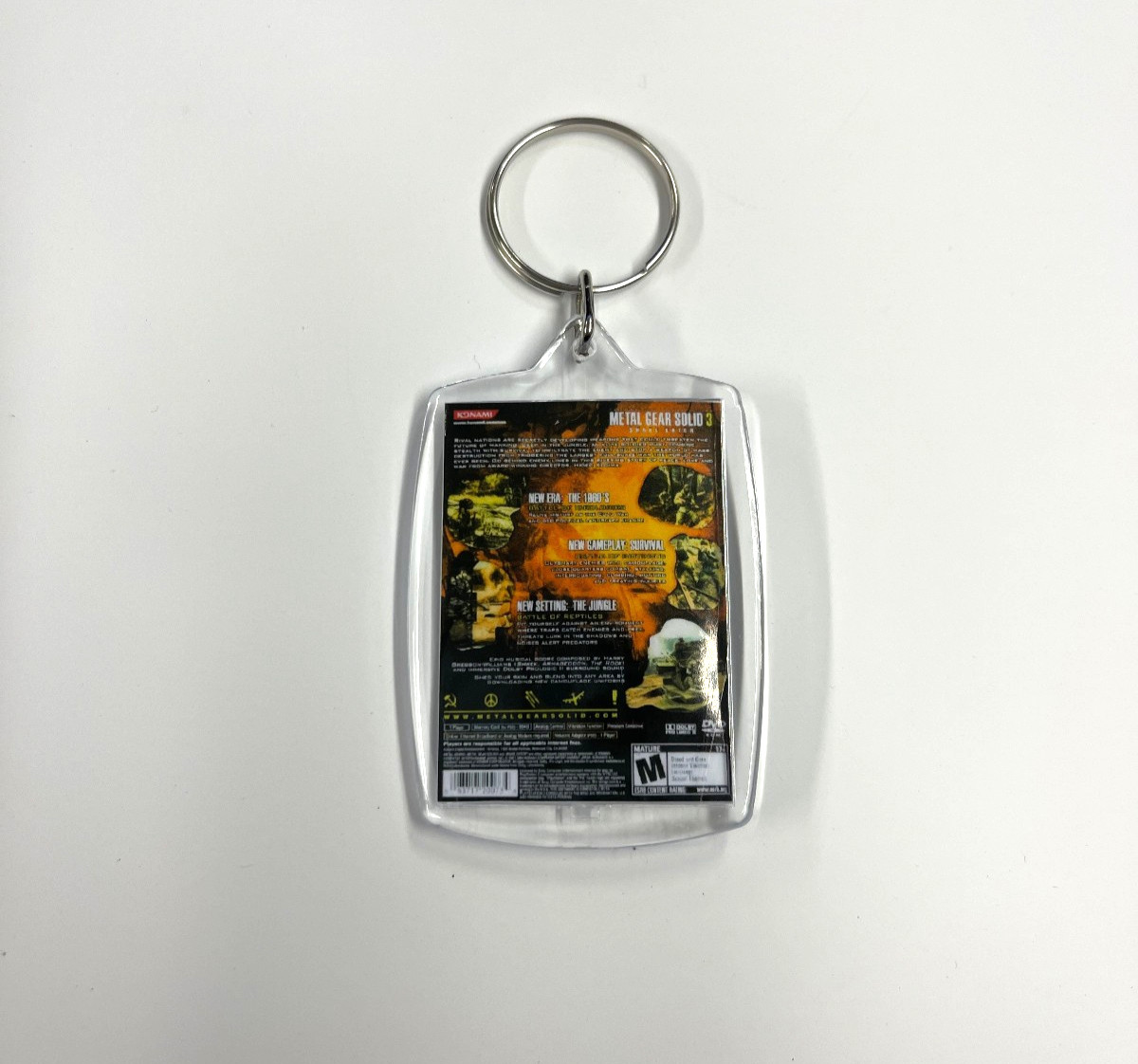 Metal Gear Solid 3: Snake Eater PS2 Keychain