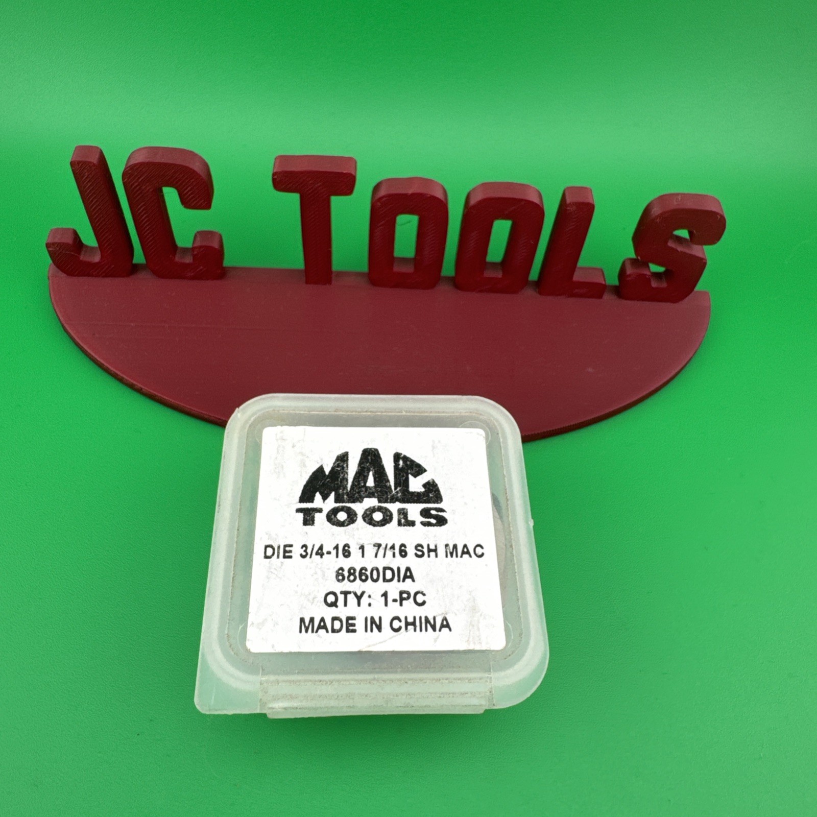 Mac Tools 6860DIA SAE Hexagonal Die 3/4"-16 NF - 1/7/16" Shank