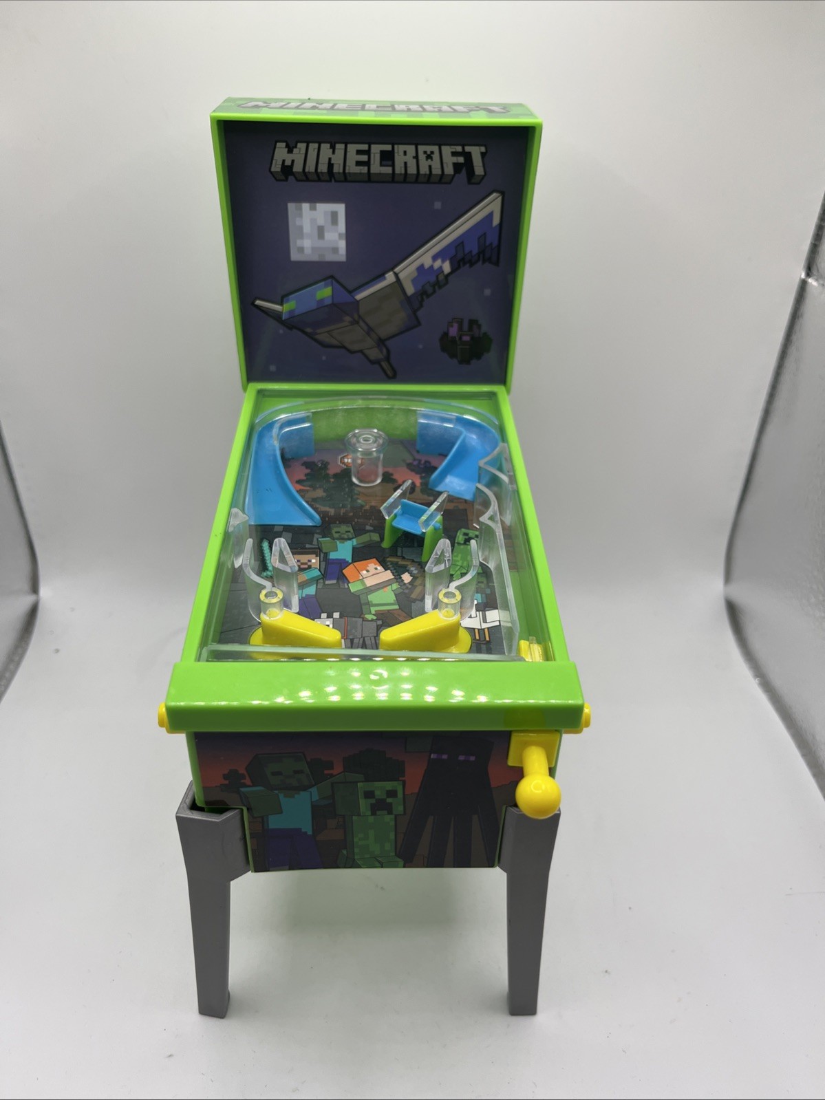 Minecraft Mini Arcade Pinball Machine Mojang Microsoft Corporation Working