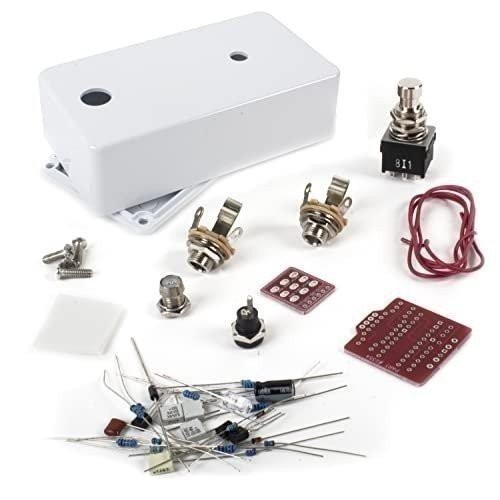 StewMac Interval Fuzz Pedal Kit, With White Enclosure (2354-W)