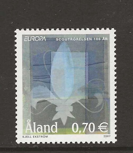 Aland Finland 2007 Europe scouts MNH (f281)