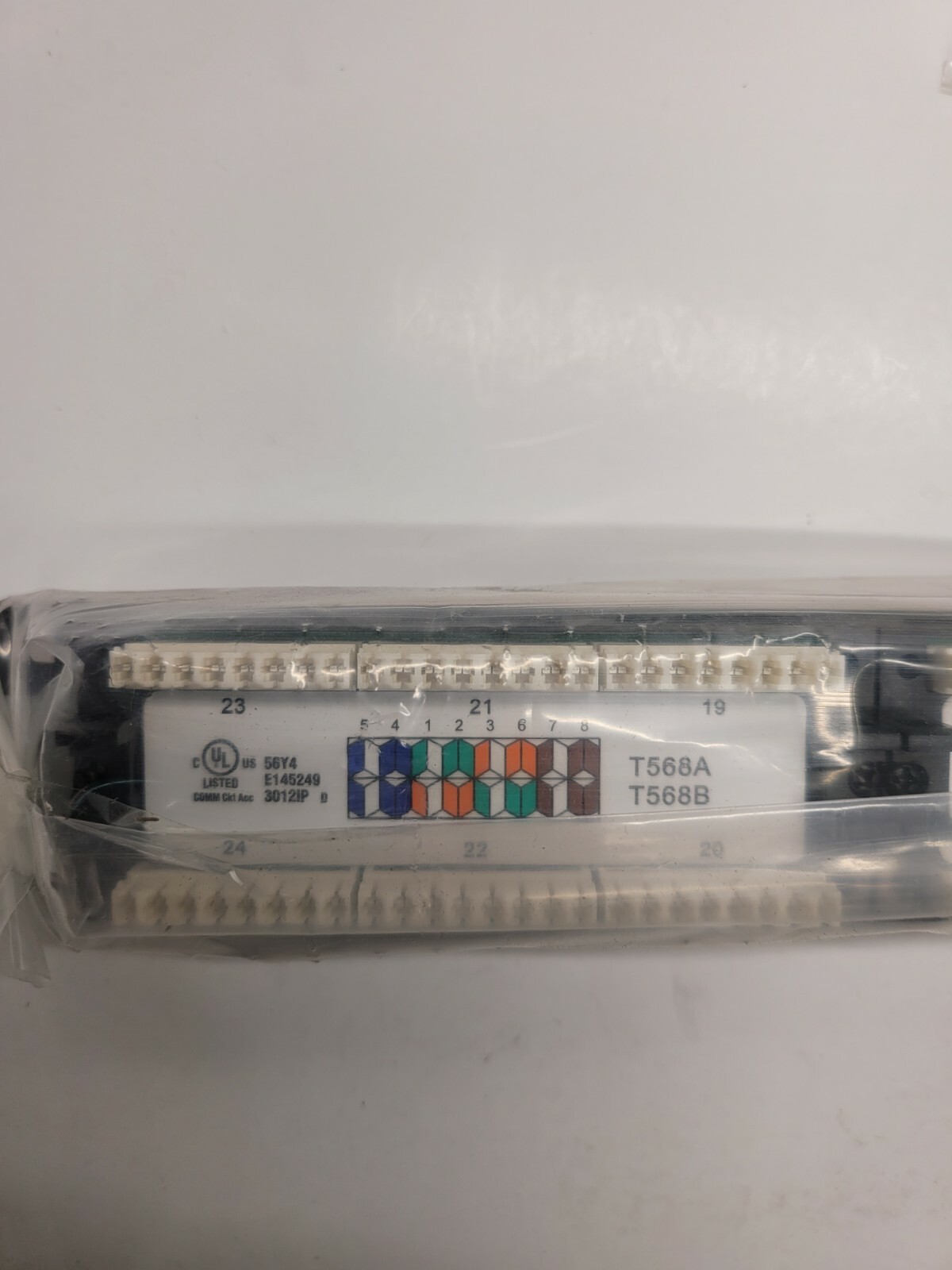 Cat 5E 110 Type Patch Panel 24 Port Rackmount 56Y4 E145249 3012IP