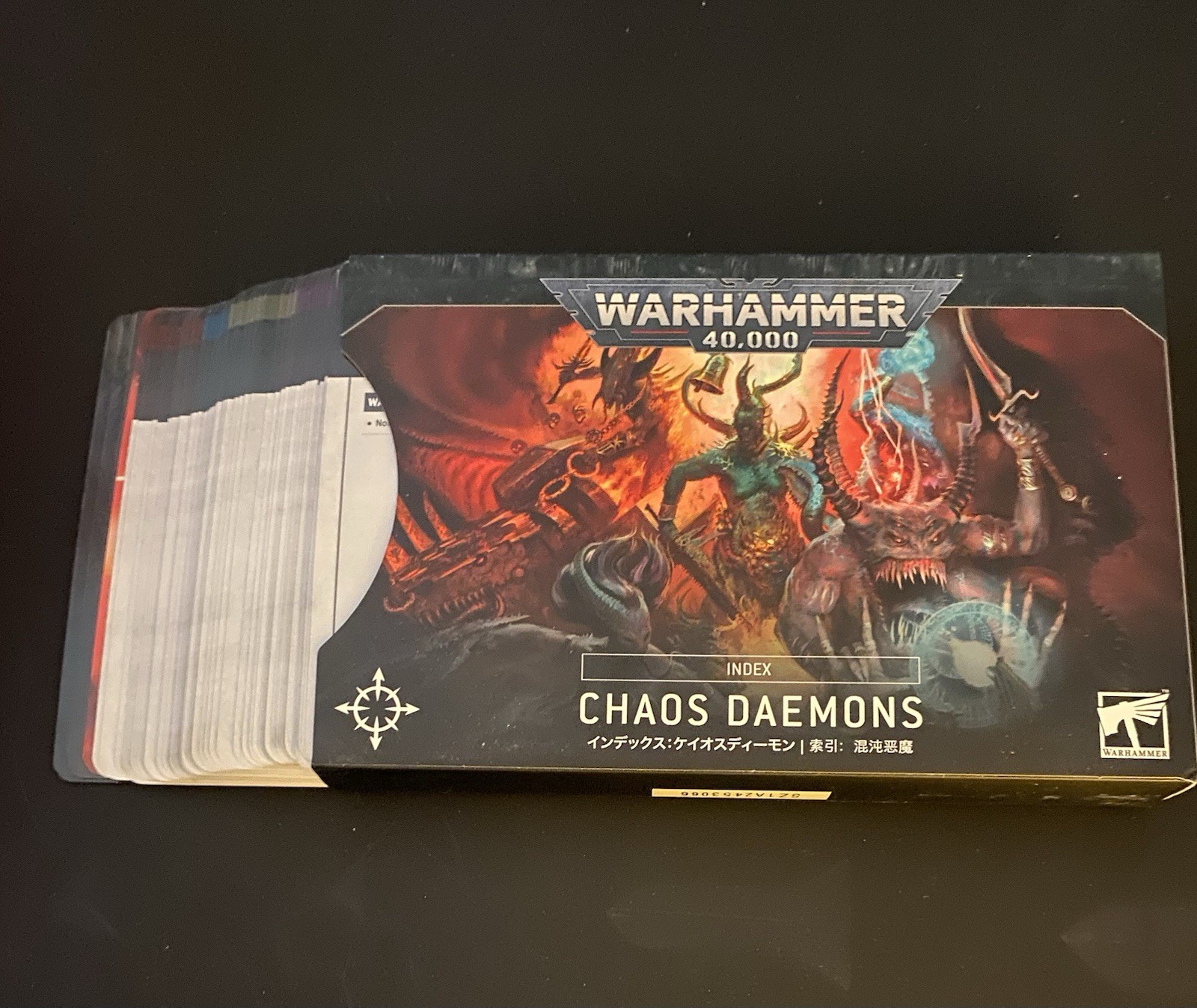 Warhammer 40k Chaos Demons Index Cards - 10th Edition