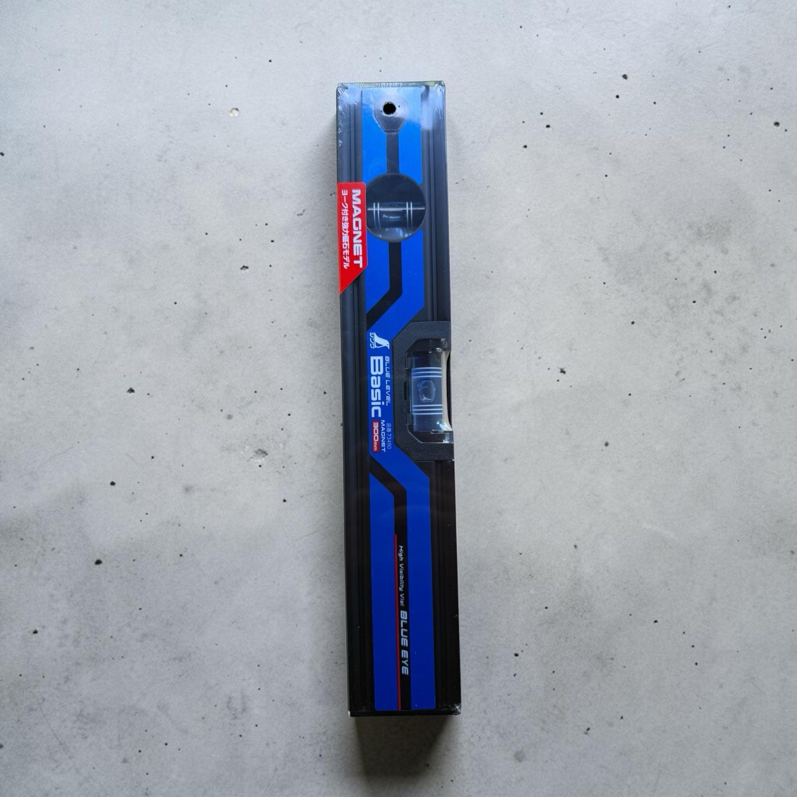 Shinwa 73490 Blue Level Basic 300mm Magnetic Bubble Level Japan Tool