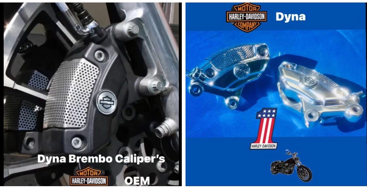 Dyna FXD Daul Disc Models BOTH BREMBO Front Brake Calipers 2000 And Up FXD