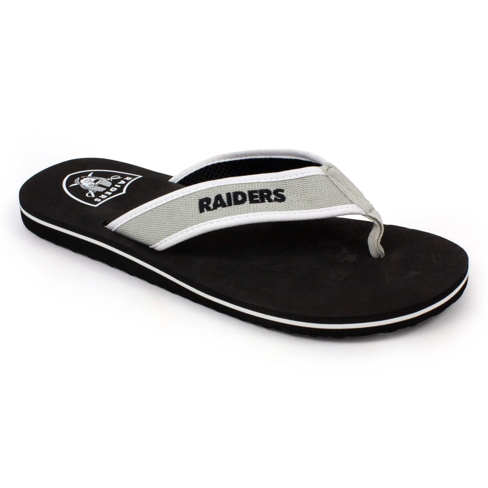 Las Vegas Raiders Contour Flip Flops Sandals