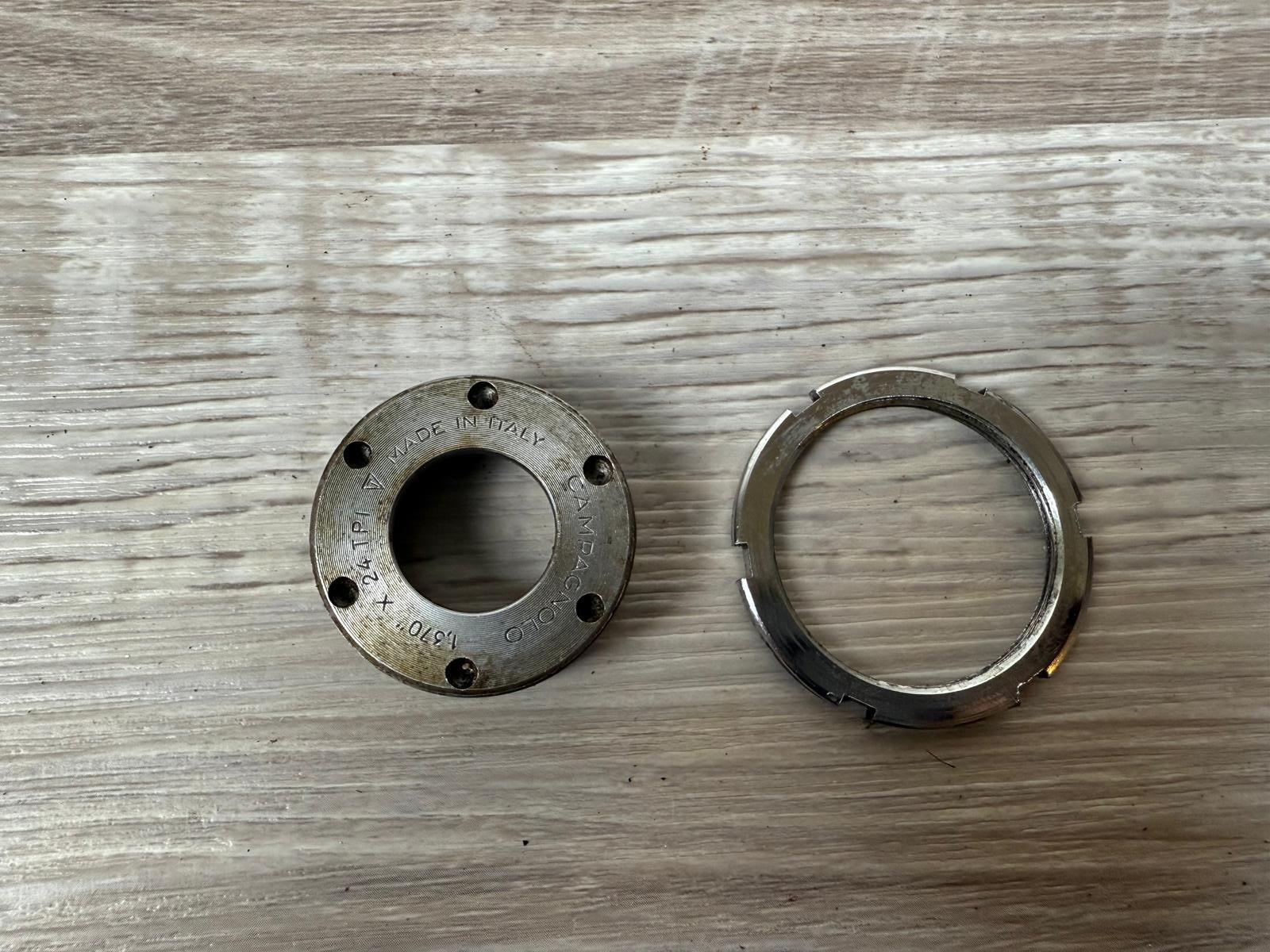 Campagnolo Bottom Bracket Fixed Cup Left Side Taper 1.370 X 24 Alloy