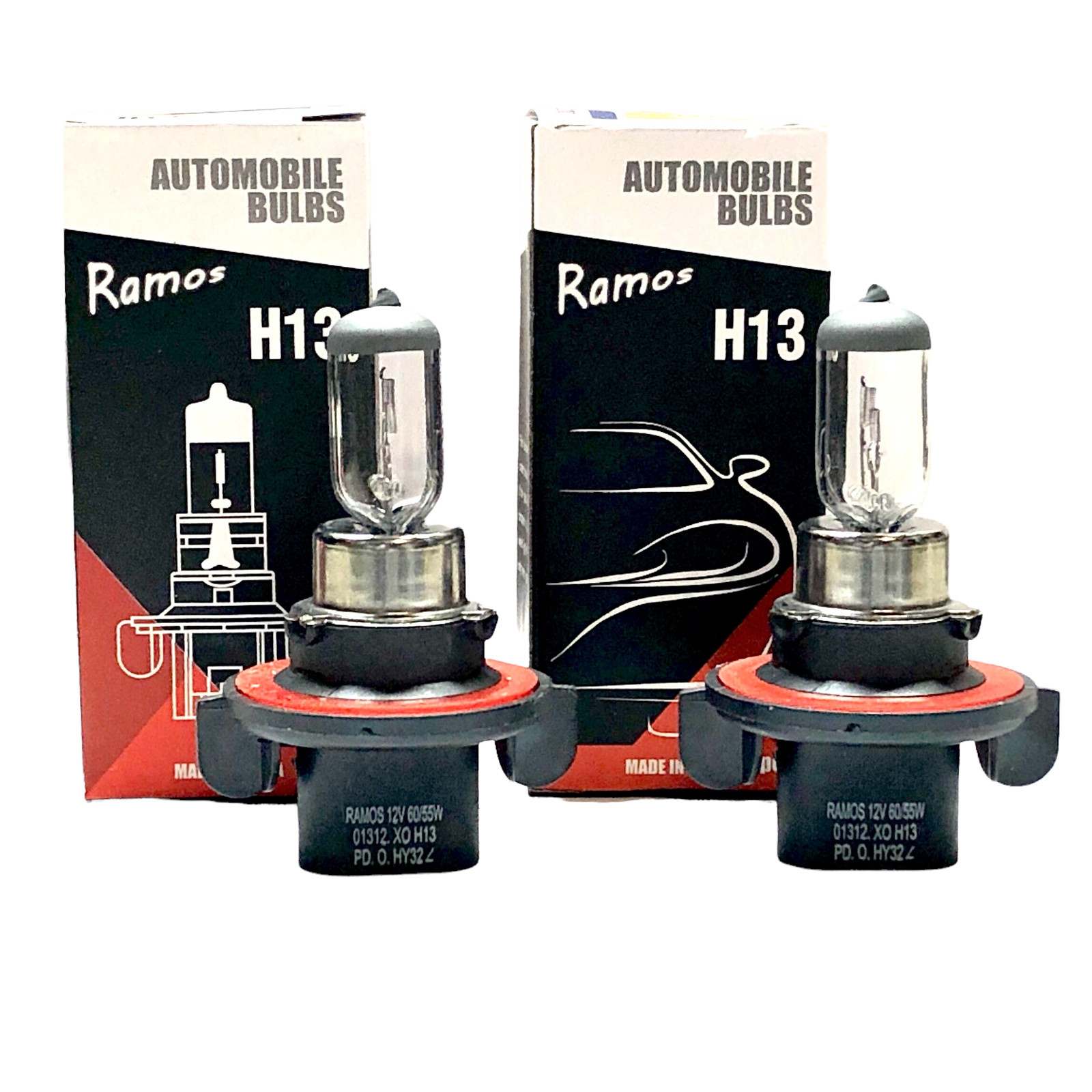 2 Bulbs H13 9008 Bright Halogen 55W Bulbs Headlights Lamps - USA Based Seller