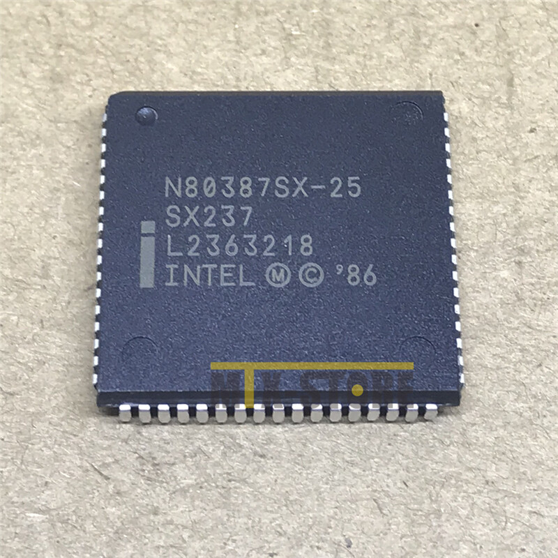1QTY N80387SX-25 INTEL N80387SX25 PLCC68