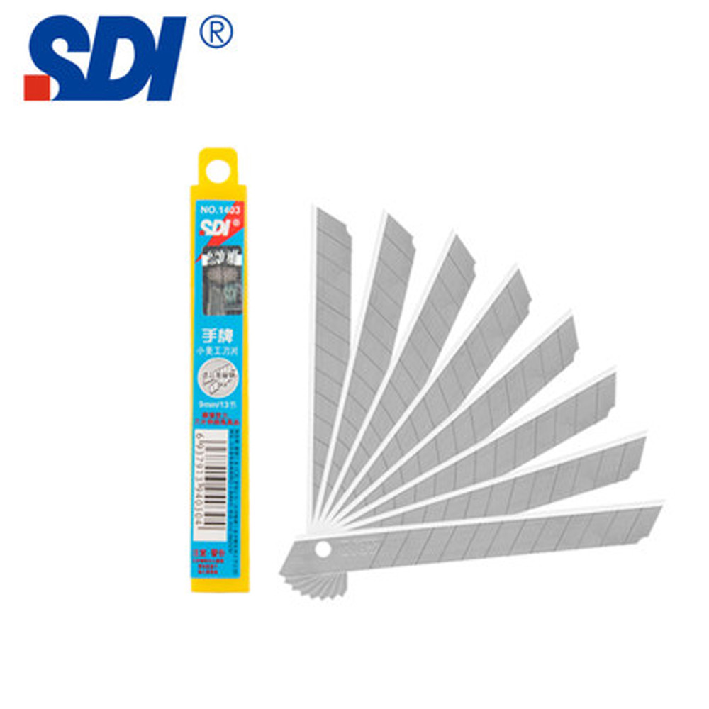 50packs 500 blades SDI SK4 Steel 0.4x9.0x80mm Utility Cutter SDI Blades No.1403