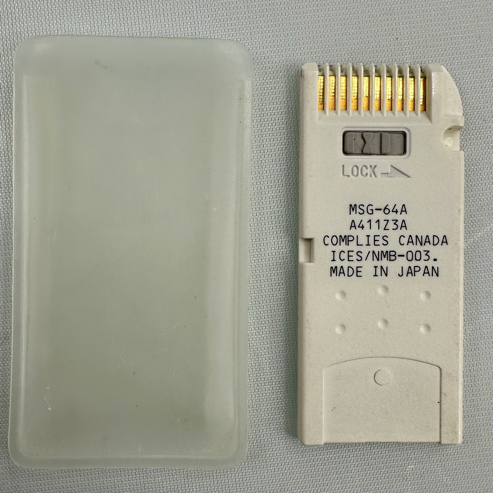 Sony Memory Stick MG Magic Gate 64MB MSG-64A Camera Card