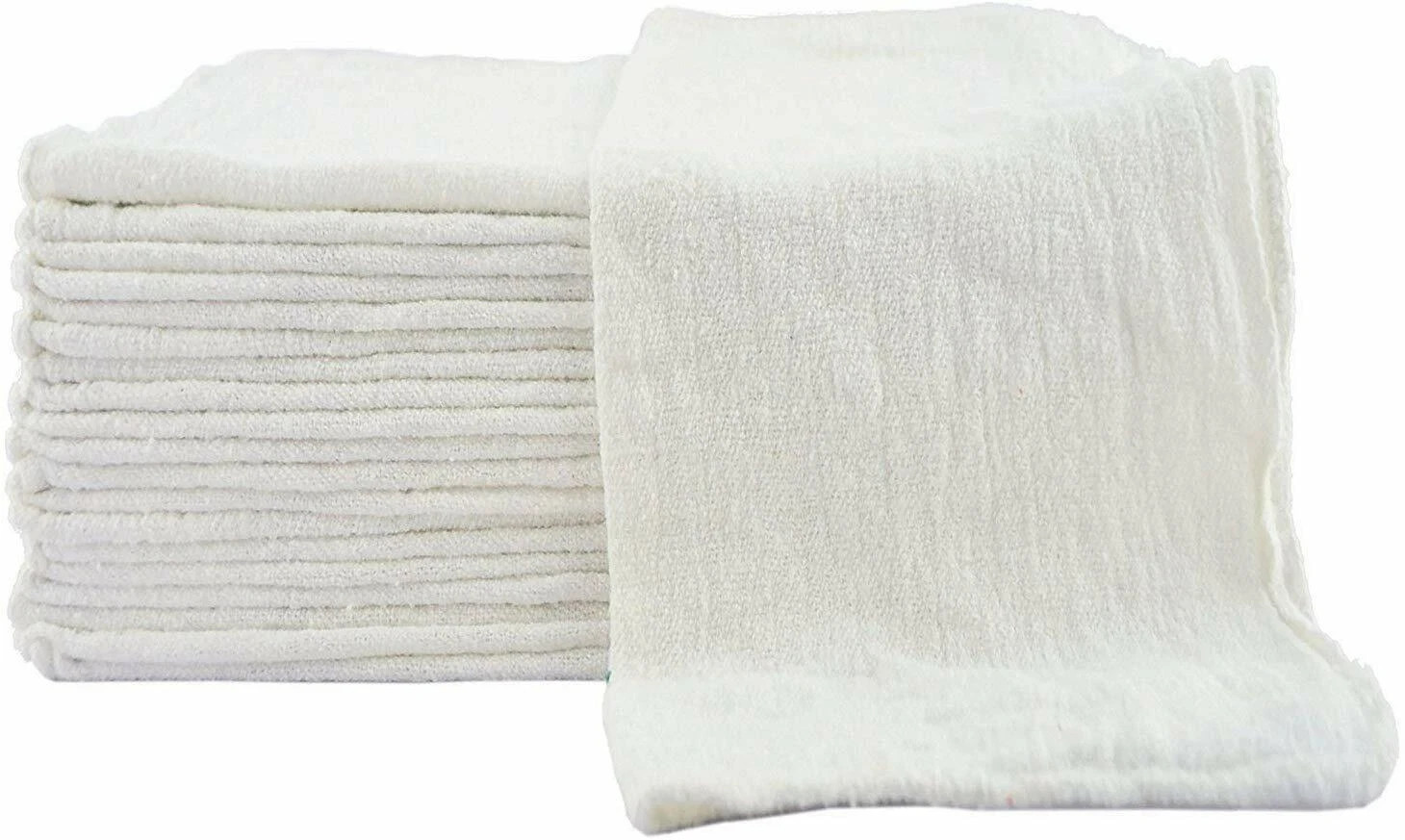 500 new great mechanics shop rags towels white 12"X14"