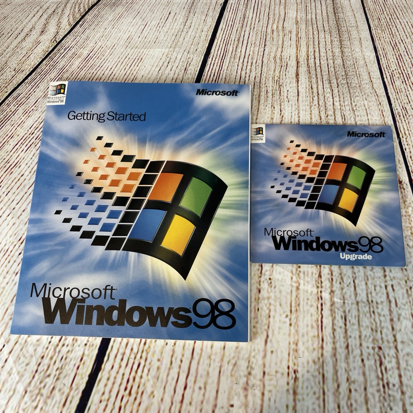 Microsoft Windows 98 Upgrade For Windows Users CD-ROM w/ Product Key~New Sealed