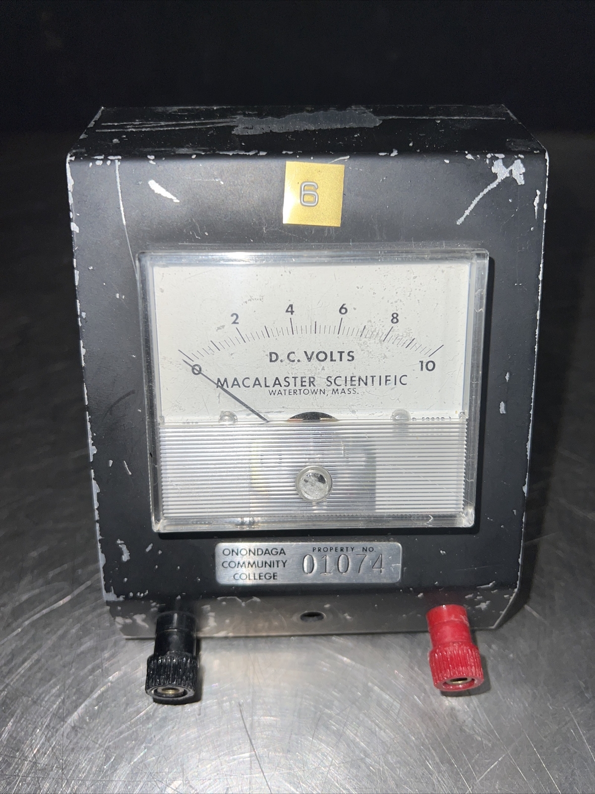 Vintage MACALASTER SCIENTIFIC DC Volts METER  D5283P-1